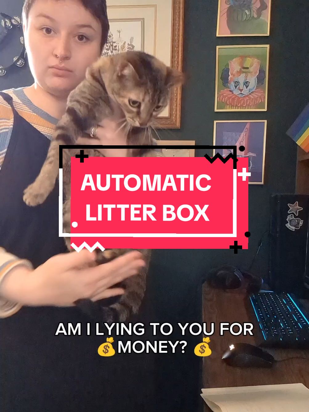 should you buy this automatic litter box? if you want to yeah it's pretty cool and that's my honest review  like actually honest- in fact I have a particularly strong sense of justice and an almost inability to lie no reason though #litterbox #cats #cattok #catlitter #cathacks #automaticlitterbox 