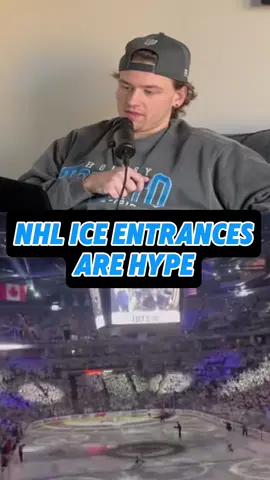 Who has the best entrance/introduction in the NHL? #hockeypodcast #hockeylife #hockeyplayer #hockeycoach 