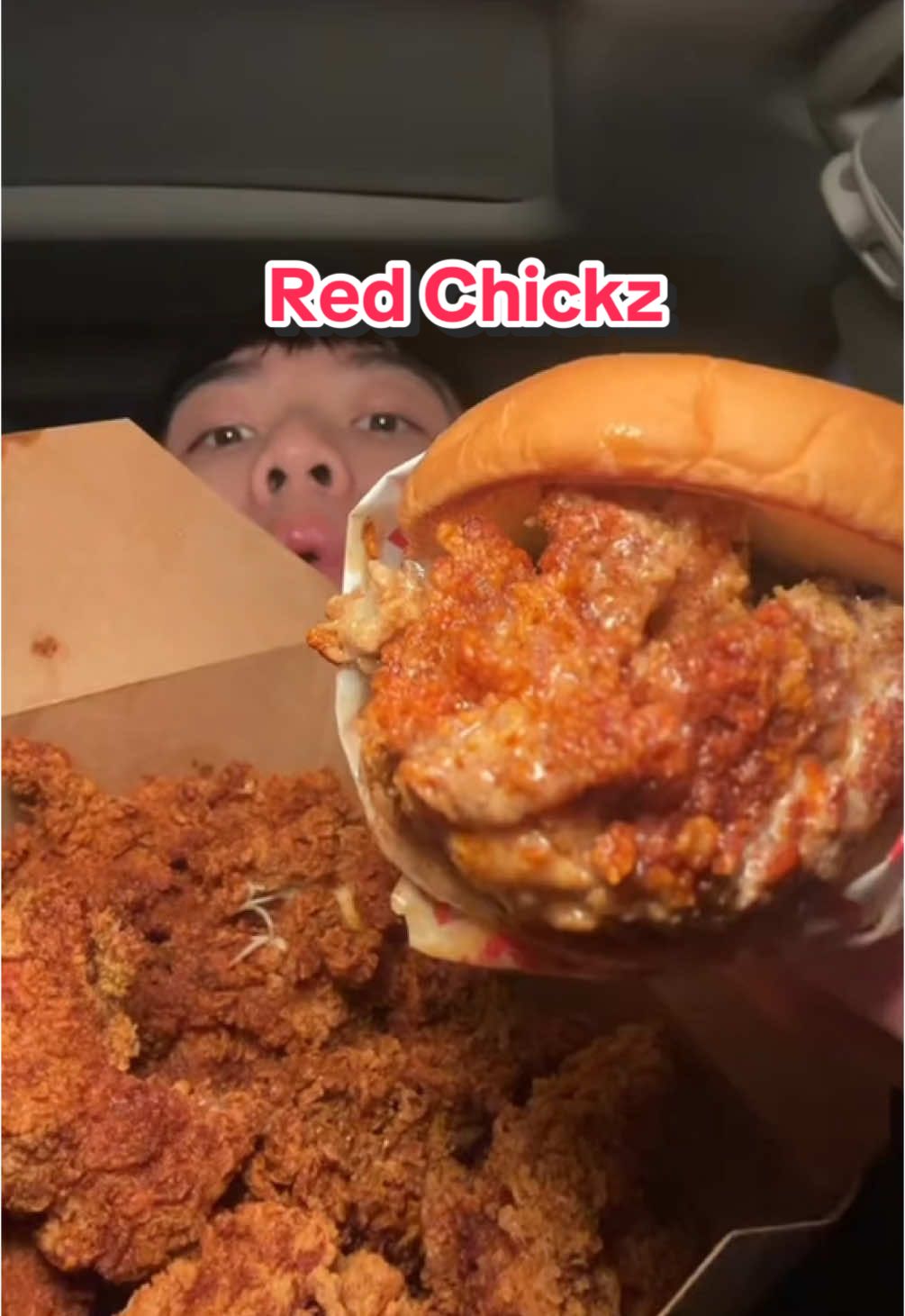 This has gotta be the most crunchy and crispy nashville chicken I’ve ever had @TheRedChickz 😩  Mr order: honey hutter chicken sandwich, tenders, cup of secret sauce, and vanilla milkshake #mukbang #eating #Foodie #fypシ゚viral #mukbangeatingshow #foodtiktok #asmreating #nashvillehotchicken #crispychicken #chickentenders #chickensandwich #milkshake #honeybutter #america #unitedstates #losangeles 