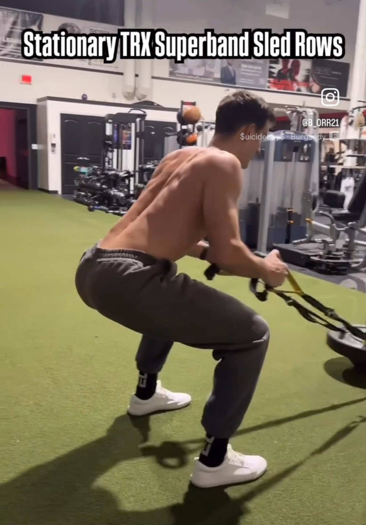 💥Stationary @TRX Training Shop Superband Sled Rows💥 • 💲Use code “Orr20” for 20% off your next (TRX U.K.🇬🇧) order!💲 • 🎉I’m accepting new clients! Please share with your family and close friends!🎉 • #BrianOrrFitness #BrianOrr #RevolutionTraining #personaltrainer #personaltraining #personaltrainers #nutritioncoach #nutritionist #training #trainingday #strengthtraining #traininghard #trainingmotivation #weighttraining #back #backworkout #row #rowing #biceps #arms #strengthtraining #strengthandconditioning #fitnessmotivation #fit #Fitness #getfit #stayfit #workout #workoutoftheday #workoutmotivation
