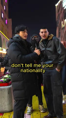 Nobody can guess his nationality😭😭 #streetinterview #manonthestreet 