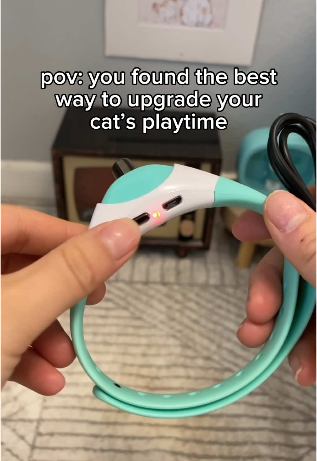 Please be sure to supervise your cat while playing with this, or any other toy!  🔗 Linked in our bio, sale ends soon!  #cats #cattok #viral #tiktok #reels 