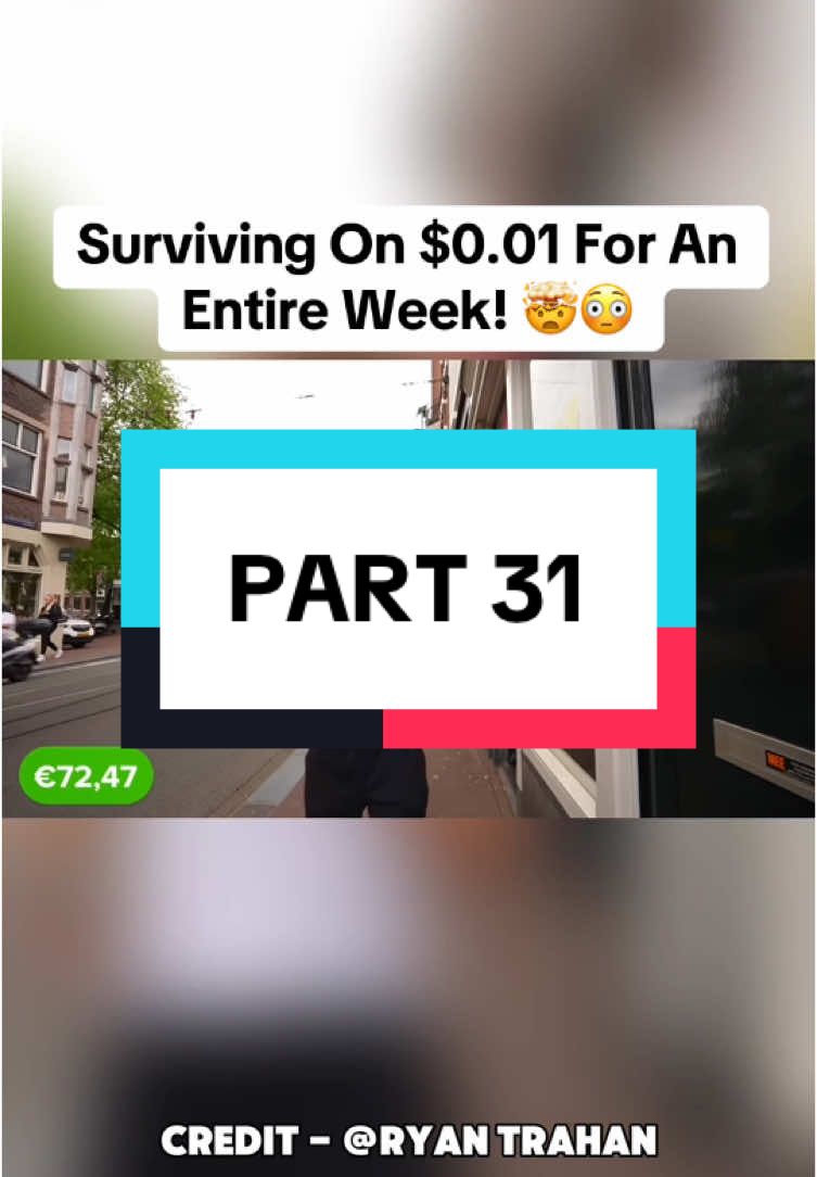 Surviving On $0.01 For An Entire Week | Part 31 #entertainment #challengevideo #entertaining #longformvideo 