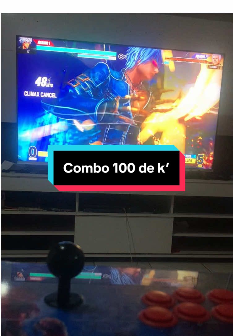 Combo stun de K’ na KOF 15🕶️ #kofxv #thekingoffighters #combos#arcade 