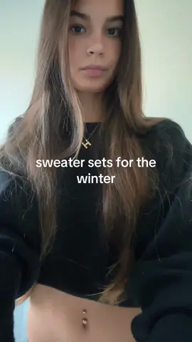 Coziest and cutest set for winter #set #winterset #sweater #sweaterset #knitset #matchingset #set #sweaters #sweaterweather #offtheshoulder #offtheshouldersweater #bellypiercing #fypp #comfyoutfits #comfyclothes #comfysets #comfylounge #loungeset #loungewear #loungesweater #blacksweater #blackset #winterblacksweater  #blackcomfyfit @ChicMe_official @ChicMe_FR #blackloungewear #fyppppppppppppppppppppppp #clothing #womenset