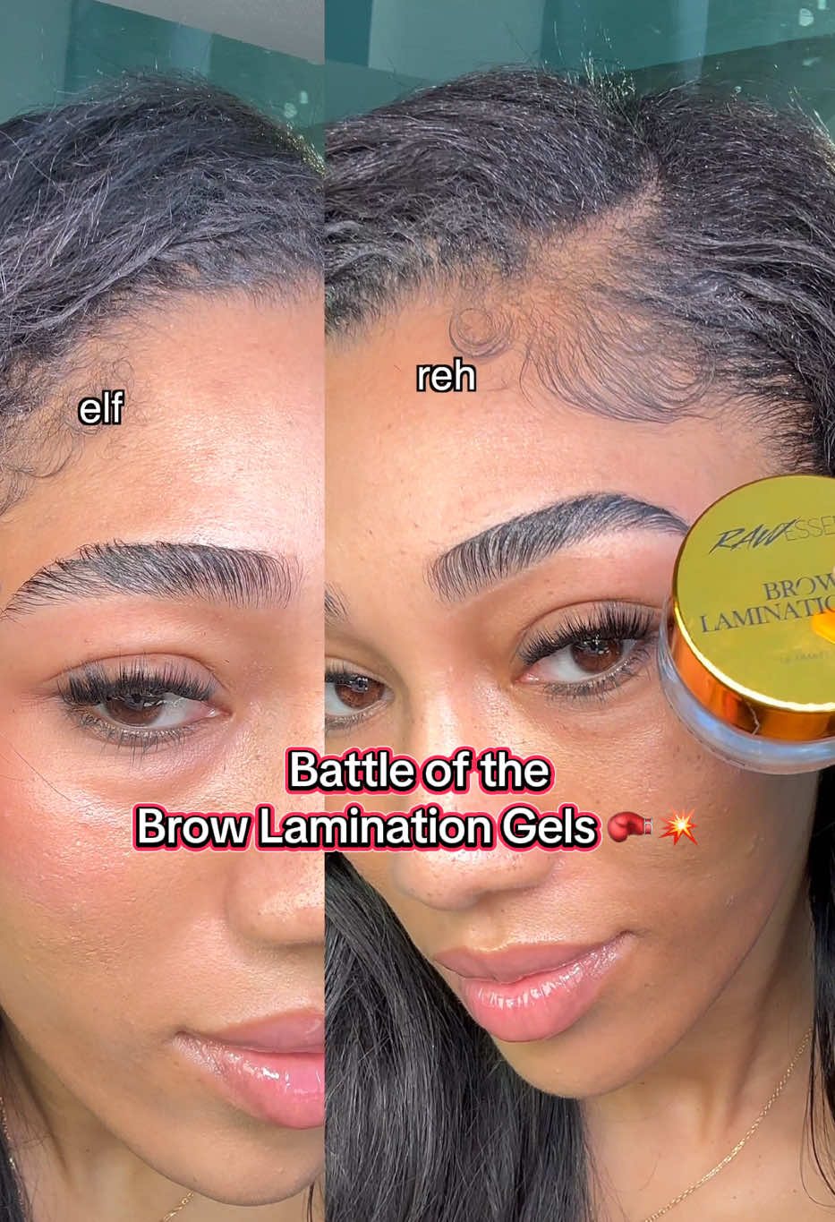 Replying to @user1260594174741 Here’s a comparison between MY Raw Essence Brow Lamination Gel and the E.L.F Brow Laminating Gel 😉 I’ll let the video speak for itself HOWEVER let me correct you here about the price. The ELF Brow gel contains 3xs LESS product than what I offer and is $1.14 per gram vs my RAW Essence brow gel is $1 per gram plus includes a FREE BROW BRUSH 🥰 anywho, you have a lot to say about my product when you’ve never even tried it and you clearly aren’t good at math, how weird 😭 #rawessencebrowgel #browgel #eyebrows #rawessence #eyebrowtutorial #browtutorial #eyebrowgel #brows #browsonfleek #browshaping #eyebrowsonfleek #eyebrowshaping #makeuptutorial #elf #browlift #browlaminationtutorial #tiktokshopholidayhaul #mademyyear 