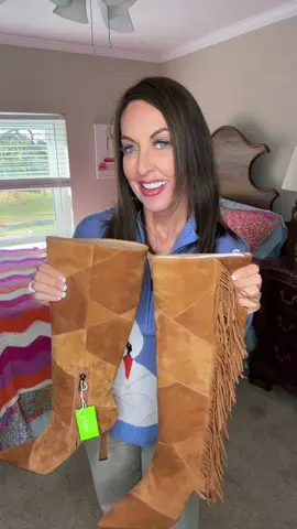 Styling the Sam Edelman fringe boots! #outfitinspo #fashioninspo #fashiontiktok #outfitideas #fashionover40 #dillardsfashion @Dillard’s 