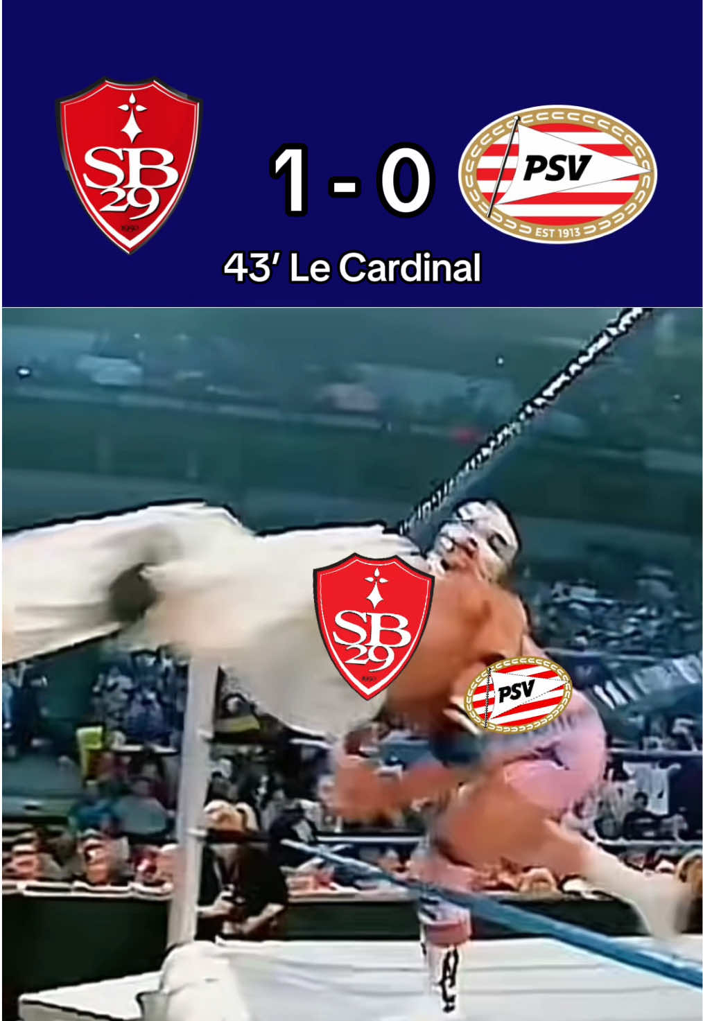 Simply the Brest 🙌 Qualified for the knockout phase! 🥊@Stade Brestois 29  #Ligue1 #UCL #ChampionsLeague #Brest #PSV #Win #Meme #SportsTikTok