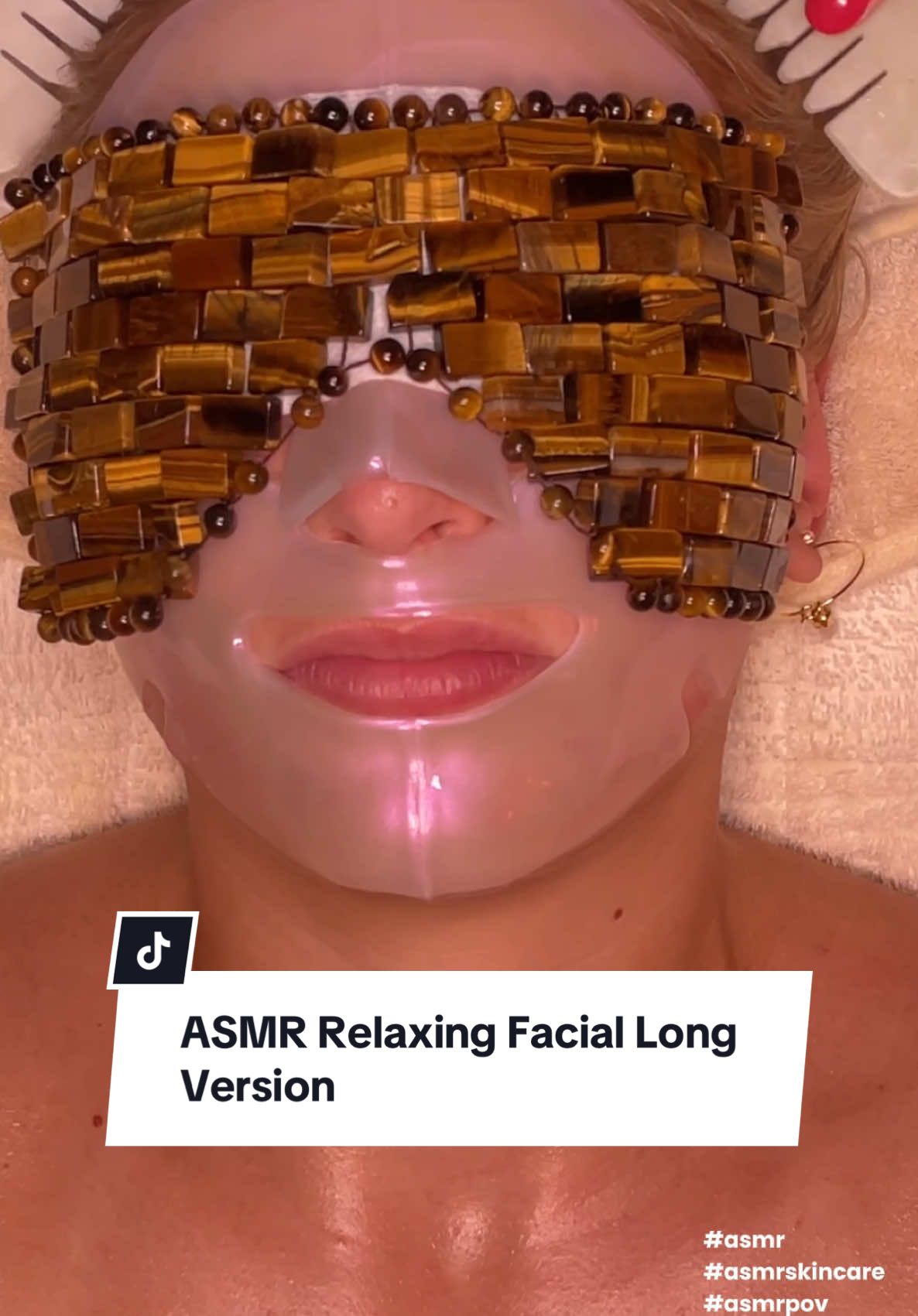 ASMR is the best part of our day 😴💤 Facial done by Esti Ingrid✨ #asmrfacial #asmrrelaxing #asmrdermaplaning #dallasmedspa #asmrsleep