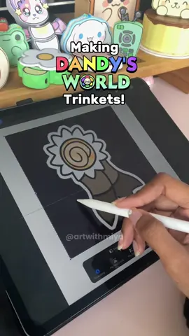 Making Shelly’s Trinket! (Participation Award) 🥇🌟 #dandysworld #dandysworldart #trinkets #papercraft #cardboardcrafts #DIY #shelly 