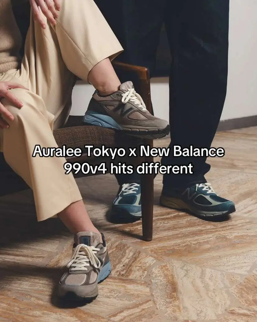 These long awaited 990v4 sneakers are launching on 12/13, anyone else wondering the likelihood on hitting? I need em though, please 🙏🏾 #auralee #newbalance #sneakertok #nb990v4 #newbalanceshoes #collaboftheyear 