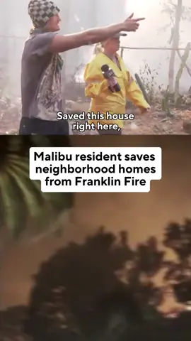 Malibu resident Alec Gellis says he and a friend sprang into action to save several homes in his neighborhood, as well as a tortoise, from the rapidly spreading Franklin Fire. “I go outside, and the sky is red,” Gellis said while describing his experience waking up to the large brush fire that exploded overnight Monday.