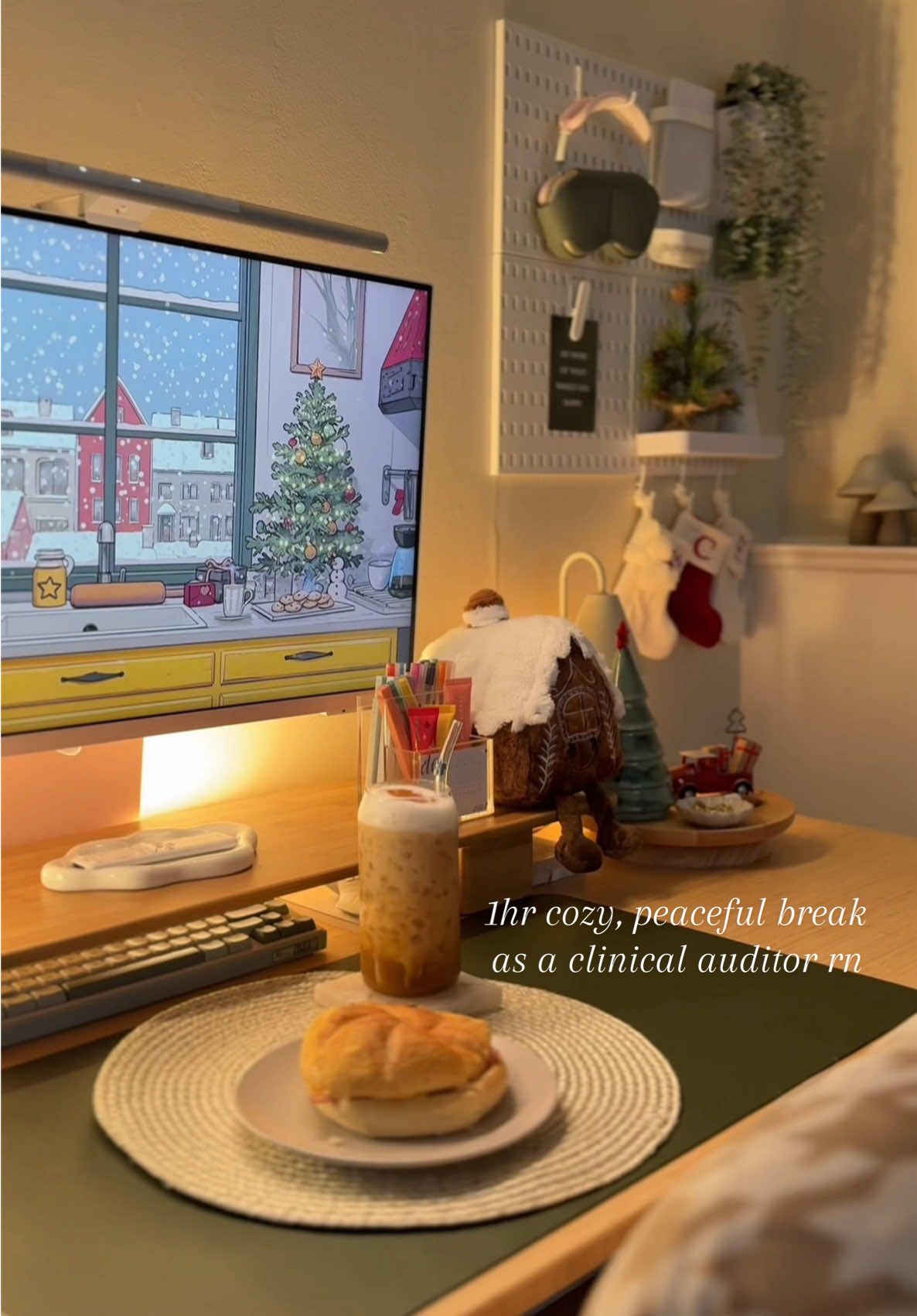 Work from home RN 🩺| My cozy, peaceful 1hr break as a Clinical Auditor Nurse 🤍🍳☕️✨ #wfhnurse #nurse #remotenurse #wfhlife #wfhroutine #nurselife #nursesofinstagram #clinicalauditor #softnurse #lifeasanurse #comeworkwithme #cozydesk #cozyaesthetic   
