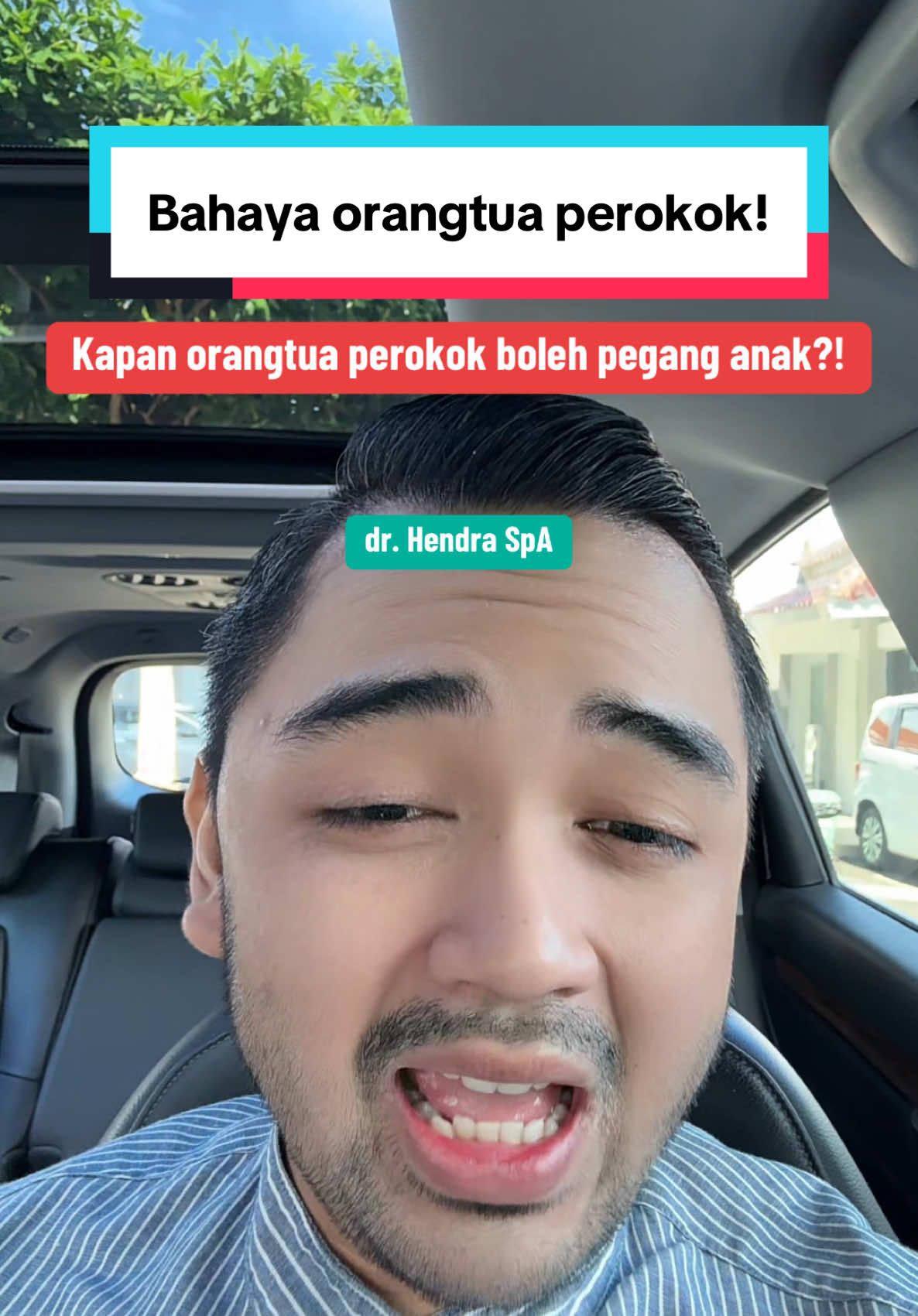 Kapan orangtua perokok boleh megang anak?! #bicarasikecil #dokter #dokteranak #tumbuhkembanganak #klinikanakkidsfirst #parenting #parentingtips #fyp #rokok #stunting #pneumonia 