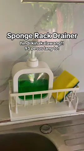 Sponge Rack Drainer na lakas mak aestethic no more kalawang na din 93 pesos lang#spongerackdrainer #dishwashingrack #kitchenessentials #kitchensinkrack#sinkorganizer #householditems #spongeorganizer #affiliatemarketing #affiliate 