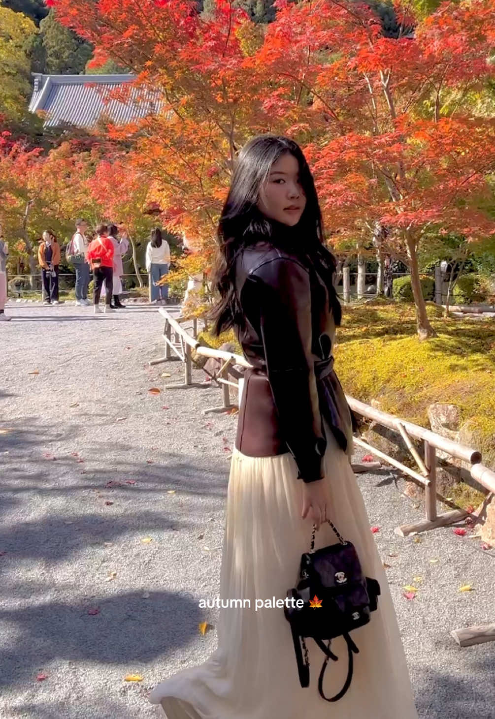 Fav szn 🍁🍂 #autumnoutfits #outfitinspo #autumnpalette #falloutfits #คลาสแฟชั่น #ไอเดียแต่งตัว #kyoto 