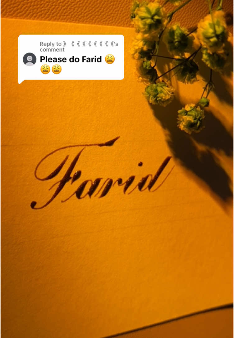 Replying to @》《《《《《《《《 handwriting name #tiktok #foryou #write #name #fyp #roundhand 