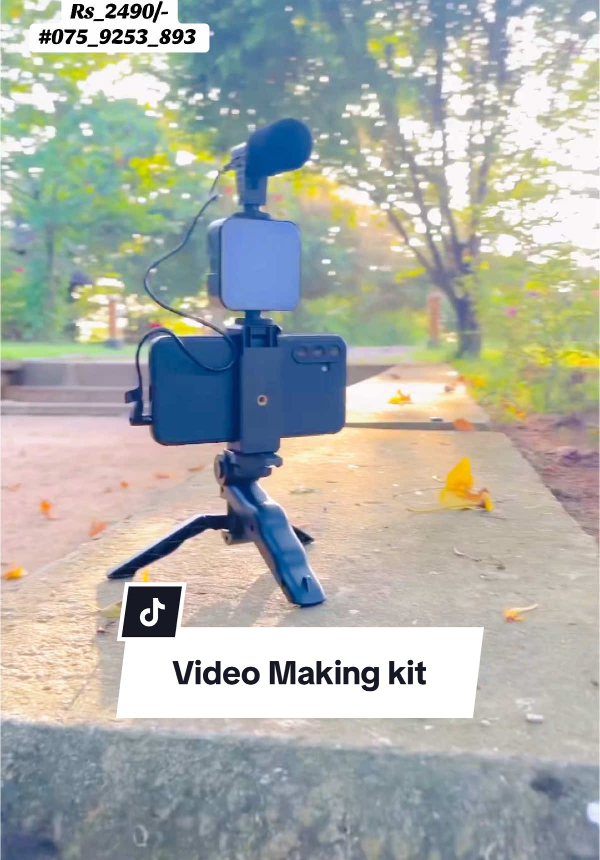 Video Making kit  More Details  #075_9253_893  #ay49videomakingtripod #videomakingkit #videomakingtripod #srilanka 
