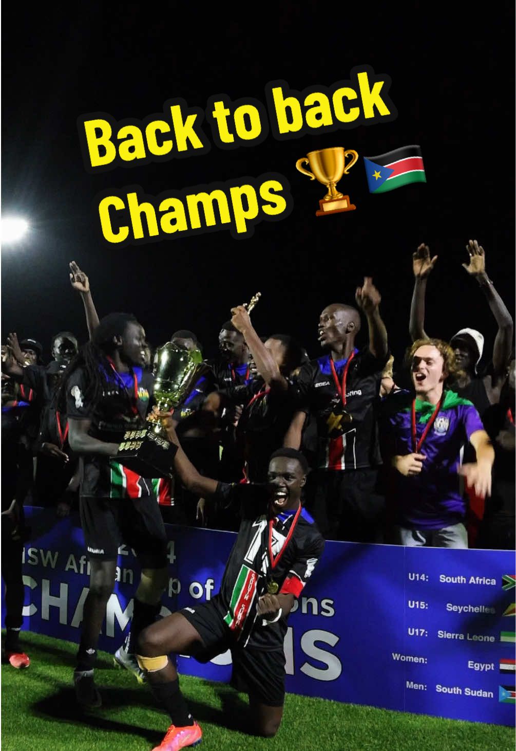 South Sudan 🇸🇸 are your back to back champs @African Cup NSW #ots #football #africancupnsw #ballers #community #edit 
