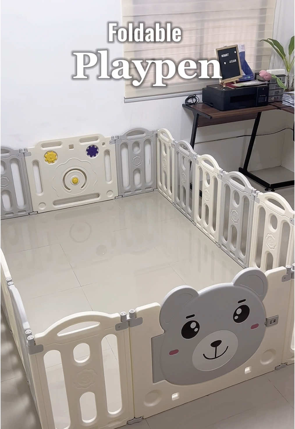 Foldable Playpen for your Baby and Kids! #playpen #babyplaypen #foldable #aesthetic 