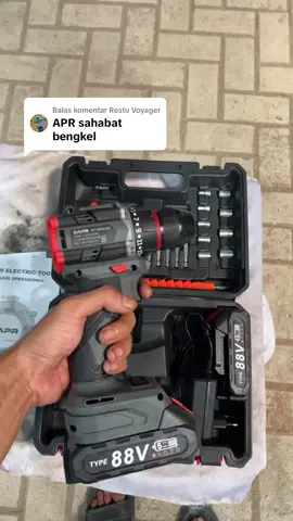 Membalas @Restu Voyager  !full power bor baterai apr ap21plus !! #apr #bor #borbaterai #ap21plus #giveaways #viralvideo #cordless #cordlessdrill #drill #tukangbangunan #tukang #tools #powertools #tukangbangunan #kuli #mandor #proyek #electricdrill #fyppppppppppppppppppppppp 