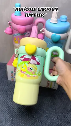 Super cute and affordable cartoon water bottle tumbler#fyp #new #tumbler #waterbottle #cartoon #cute #water #stainlesssteel 