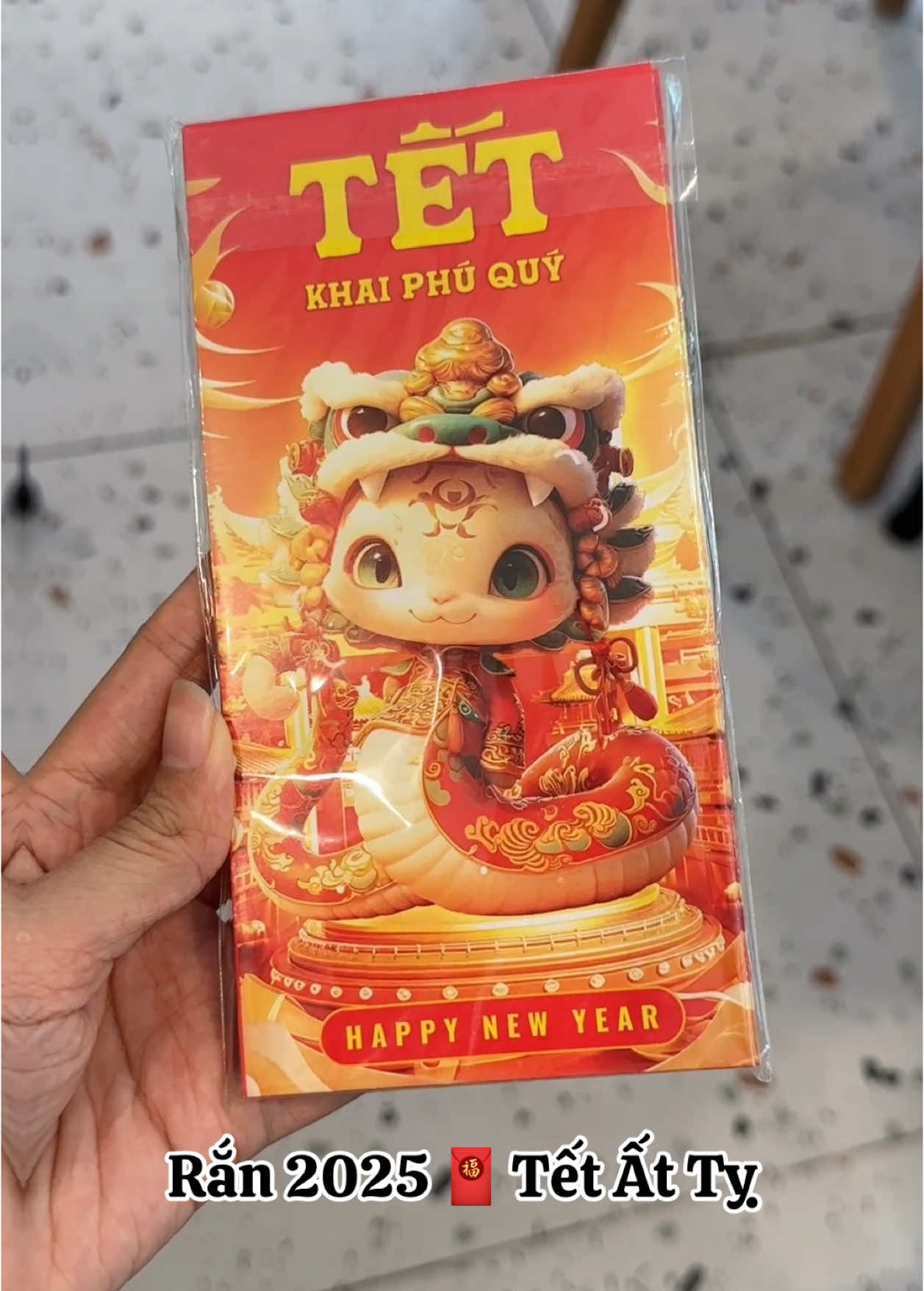 Lì xì rắn 2025 🧧😜 #baolixitet #baolixi #happystyle #xuhuong #baolixitruyenthong #xuhuong 