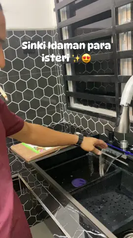Sinki idaman para isteri ni 😍✨ sinki moden design and nano stainless steel . kualiti premium harga mampu milik 🫶🏻 #sink #sinkistainlesssteel  #stainlesssteel #modern #deko #rumahbaru #fyp 