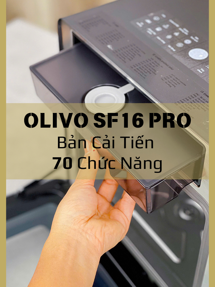 Nồi Chiên Hấp Đa Năng OLIVO SF16 PRO - Bản Cải Tiến Với 70 Chức Năng - Đa Dạng Chức Năng Nấu Món #olivo #vaobep1cham #noichienhap #noichienhoinuoc #olivosf16pro