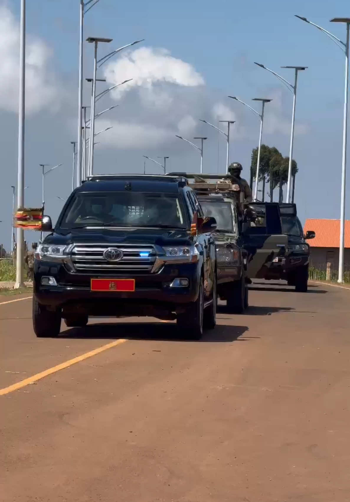 President Museveni, alongside the First Lady, Maama Janet Museveni, arriving at the National High Altitude Training Centre in Kapchorwa where he will commission the facility. This state-of-the-art facility will provide top-notch training for athletes, enabling them to optimize their performance in high-altitude conditions. The centre is expected to boost Uganda's athletic competitiveness on the global stage. #museveni 