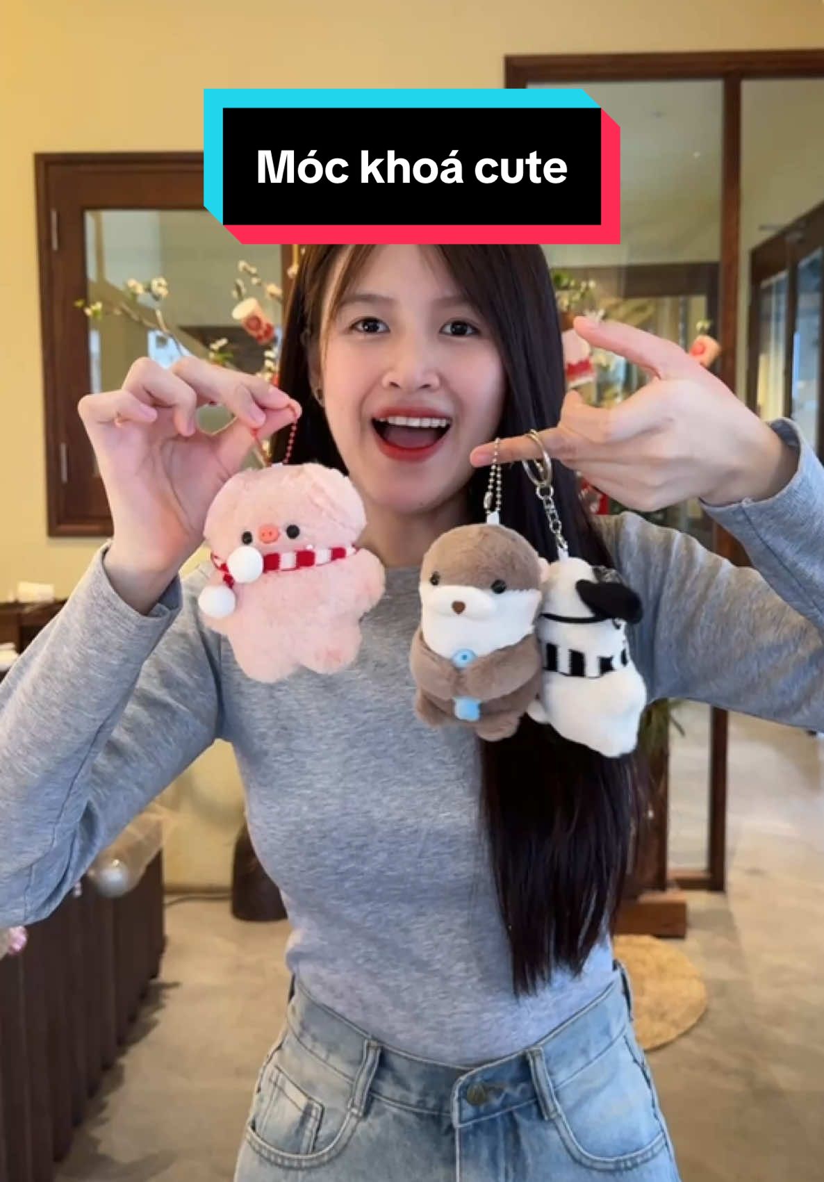 Móc khoá cute#moc #mockhoa #mockhoaxe 