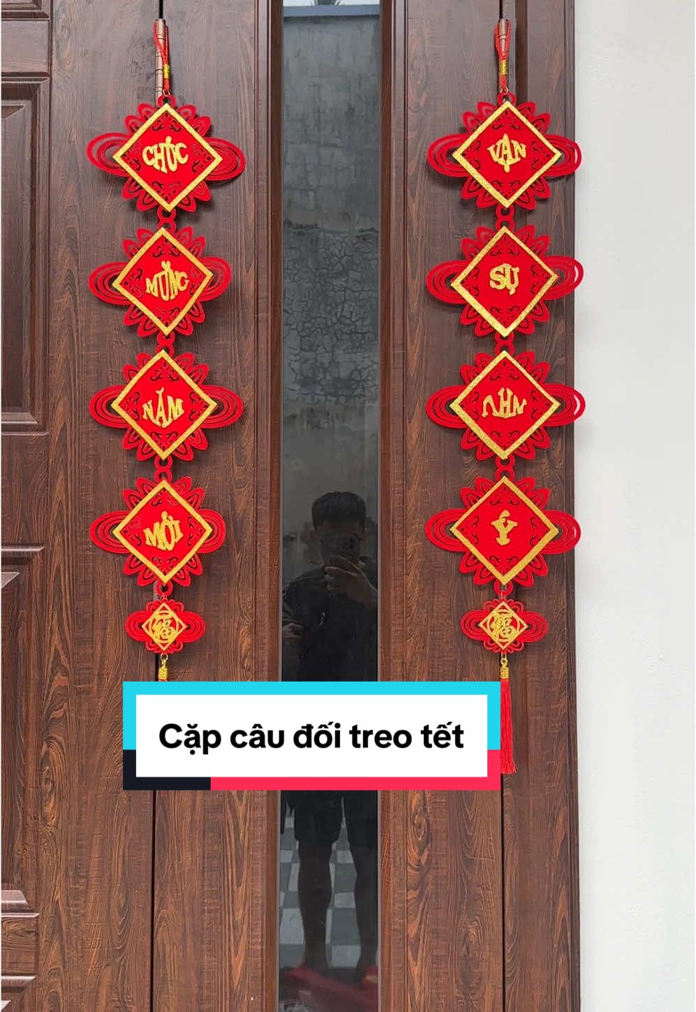 Cặp câu đối treo tết mang lại may mắn #trangtritet #tet2025 #decor 