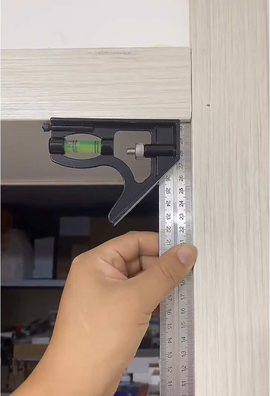 Multi-functional movable angle ruler, with its own level, the maintenance master has it, the measurement is more accurate and convenient # High-performance utility tools # hardware tools put away#fyp #foryou #philippines #hardwaretools 