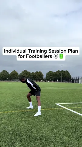 Full Individual Trainig Session Plan for Footballers ⚽️🔋  Train like a PRO with my complete training app for footballers - link in my bio! 📱⚽️ #footballtiktok #fyp #viral 