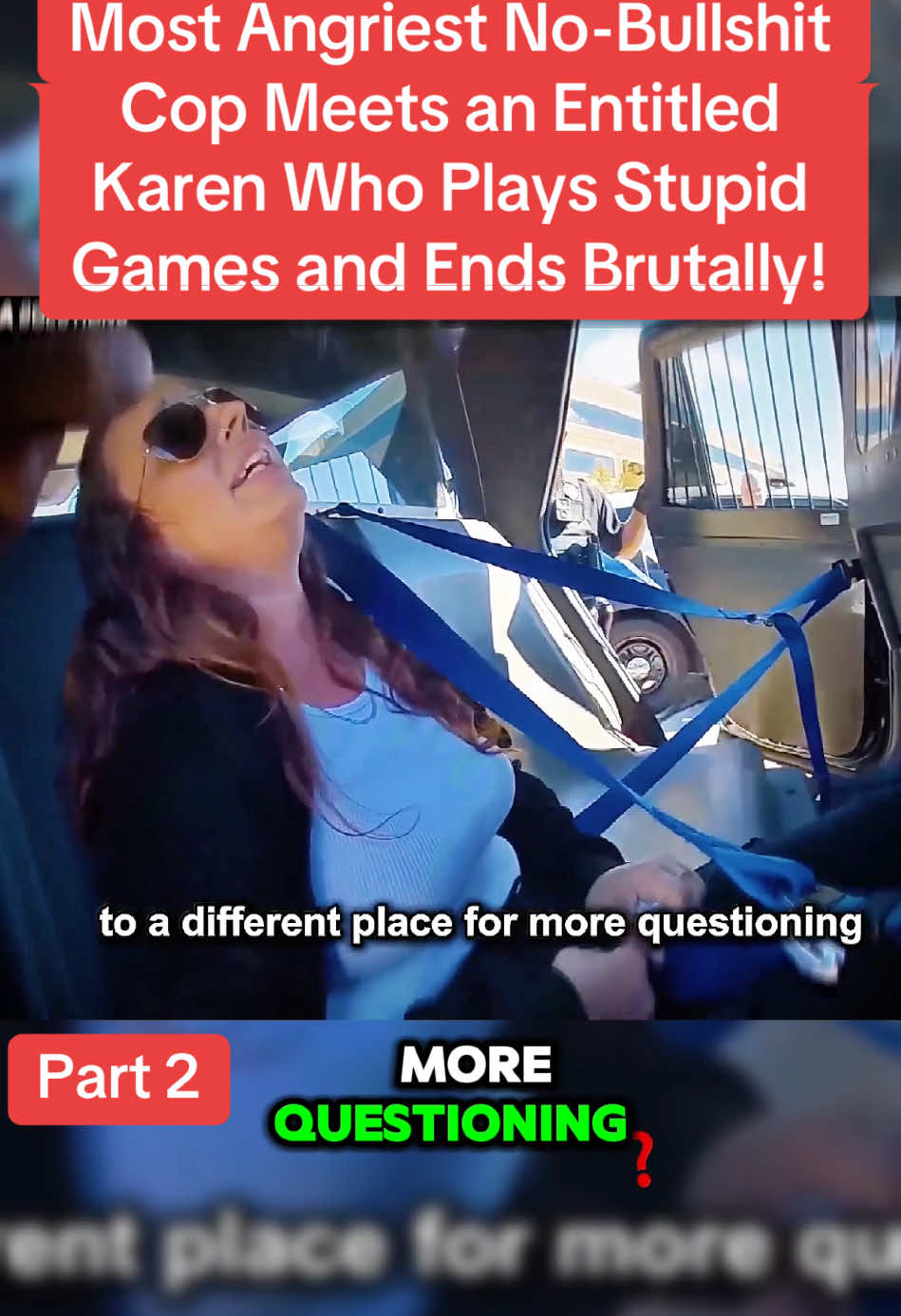 Most Angriest No-Bullshit Cop Meets an Entitled Karen Who Plays Stupid Games and Ends Brutally!