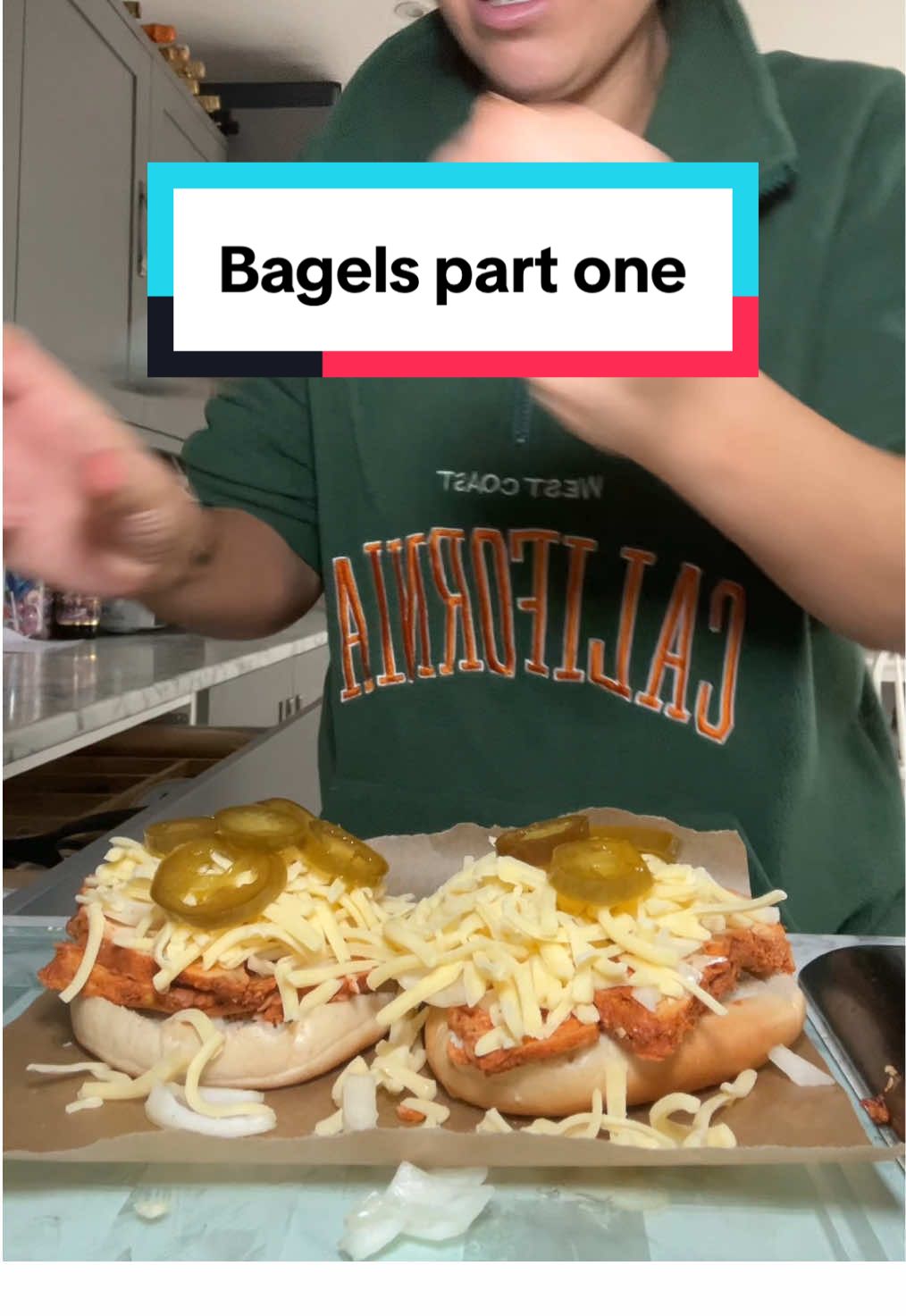 Part one of me making the bagels!! #Bagels #Breakfast #Lunch #Food #FoodLover #FoodTok ##LunchIdeas##Foodie##MakingFood