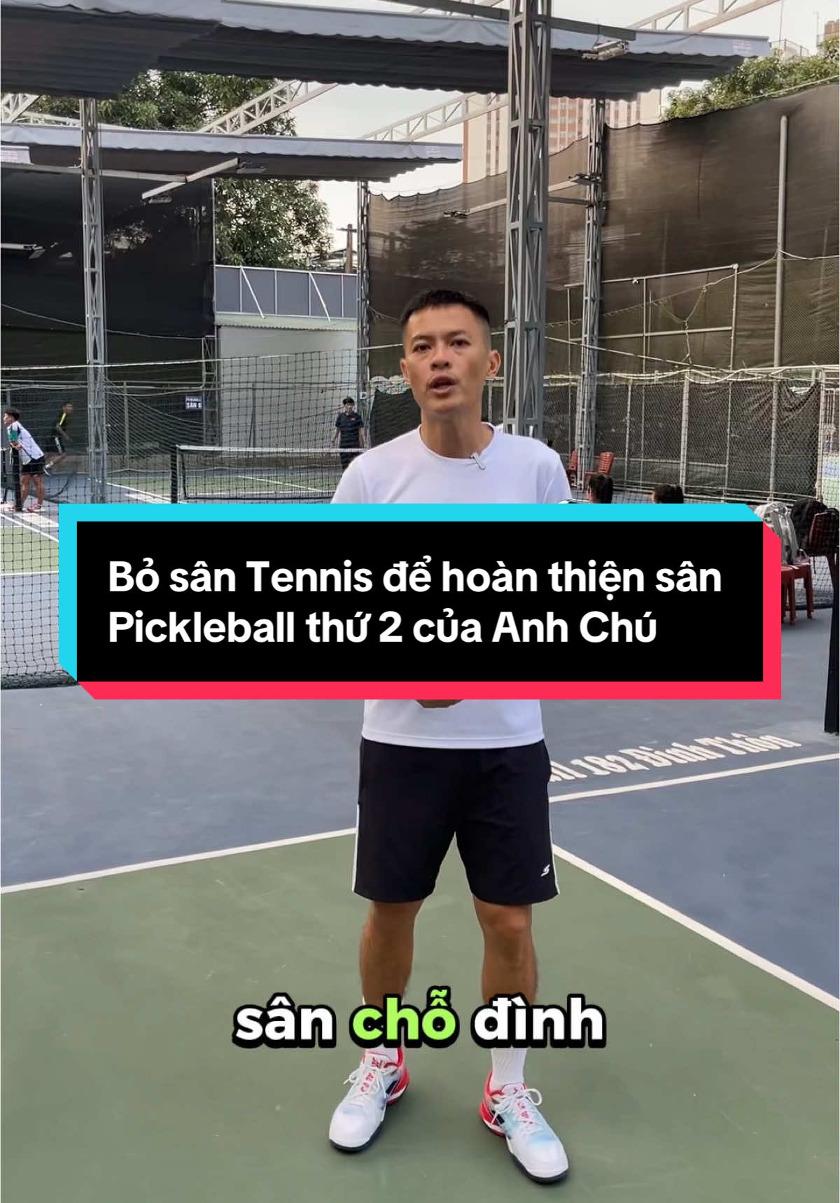 Sân đạt chuẩn thi đấu thứ 2 của Anh Chú #sports #pickleball #xuhuong #fyp #pickleballvietnam #tiktokskill #anhchupickleball #facolospickleball 