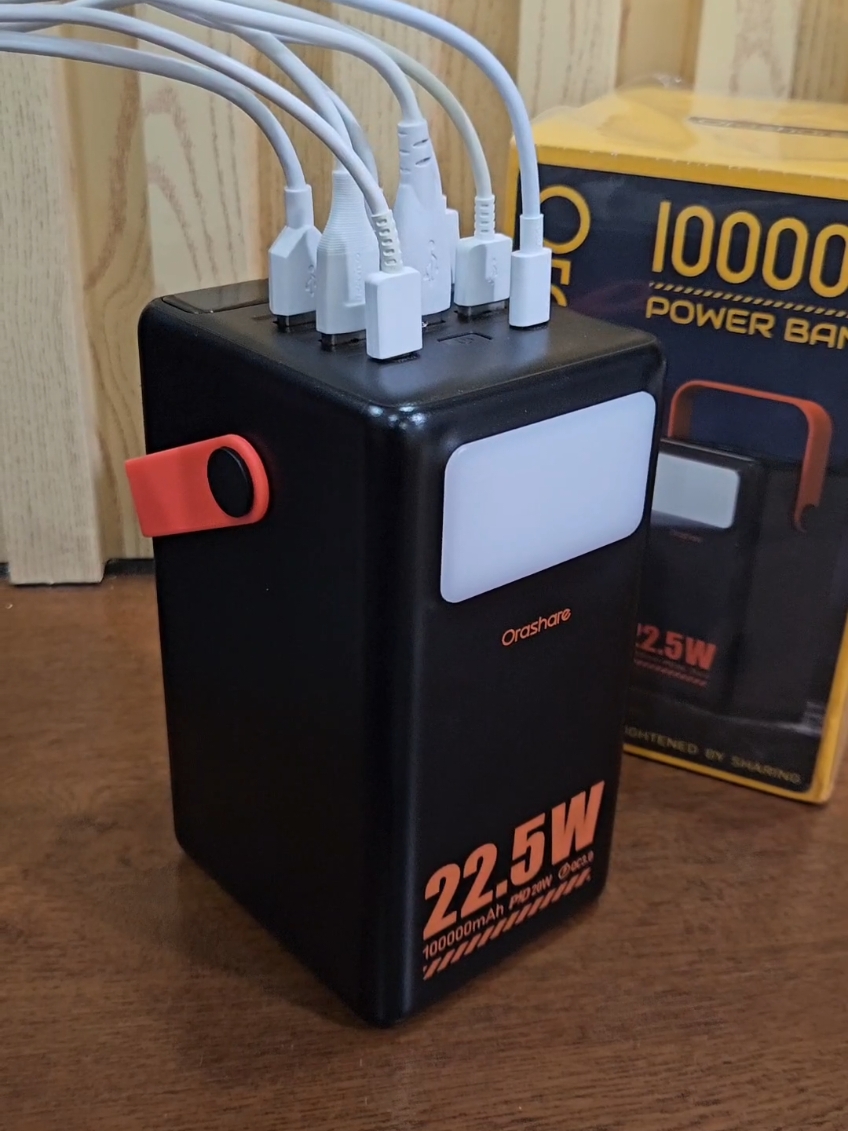 tinde.. #orashare #powerbank #bigcapacity #supercapacity #powerstation #emergencypower #big #powerful 
