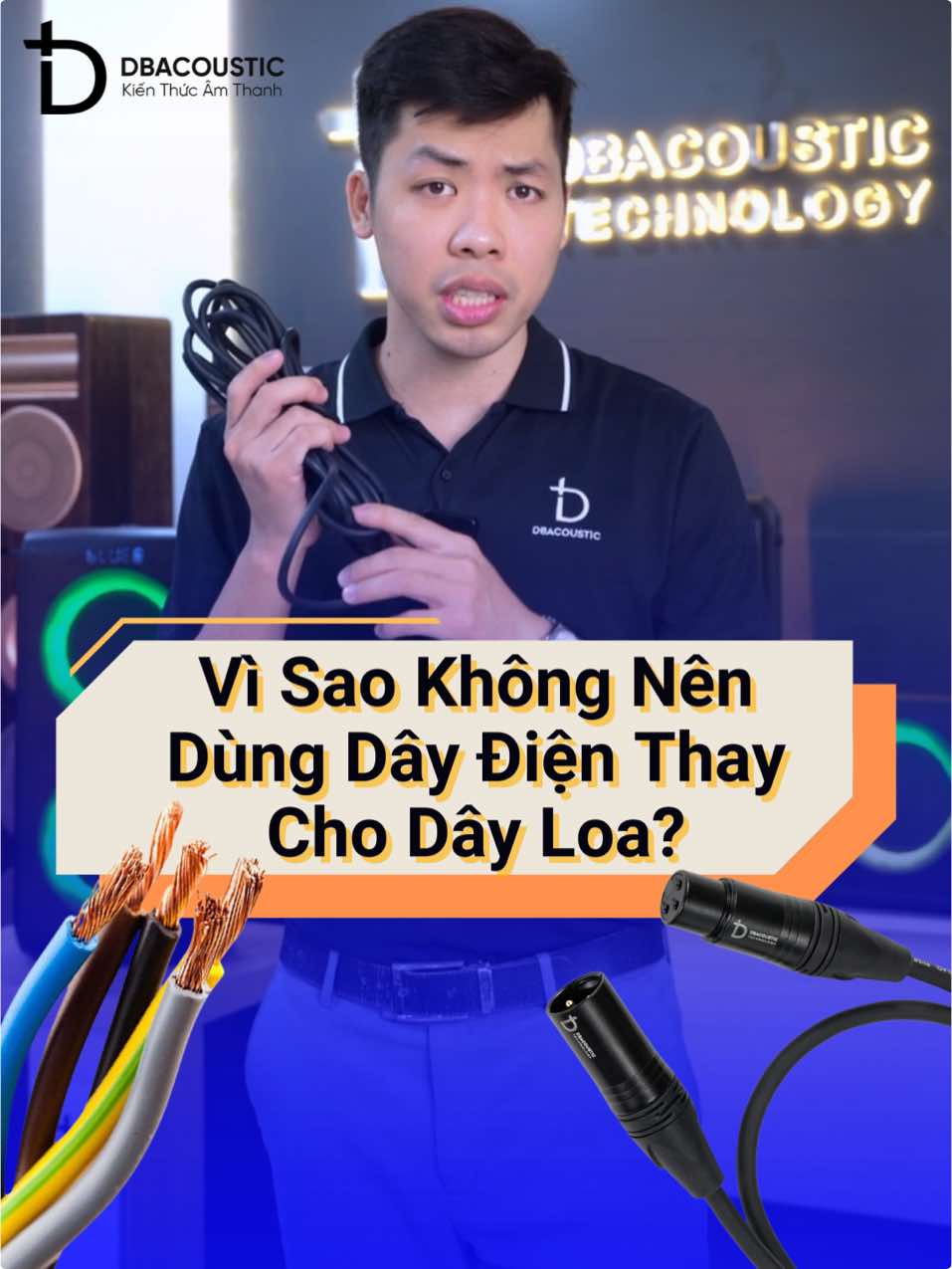 Vì Sao Không Nên Dùng Dây Điện Thay Cho Dây Loa??? #dbacoustic #loa #dankaraokegiadinh #dankaraoke #fyp #LearnOnTikTok #amthanh 