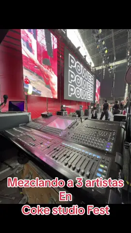 Fin de semana pasado en Coke Studio Fest toco mezclar a 🎛️🔈 #Powerperalta Sonido de Monitores #Lleflight Sonido de Sala o F.O.H #ginomella Sonido de Sala o F.O.H Gracias a todos los equipos tecnicos de cada agrupacion y a la gente de #audiopro por la asistencia tecnica, gran trabajo  #soundengineer #ingenieroensonido #Digico #musicachilena #mixedbyme #cocacola #cokestudio #coke 