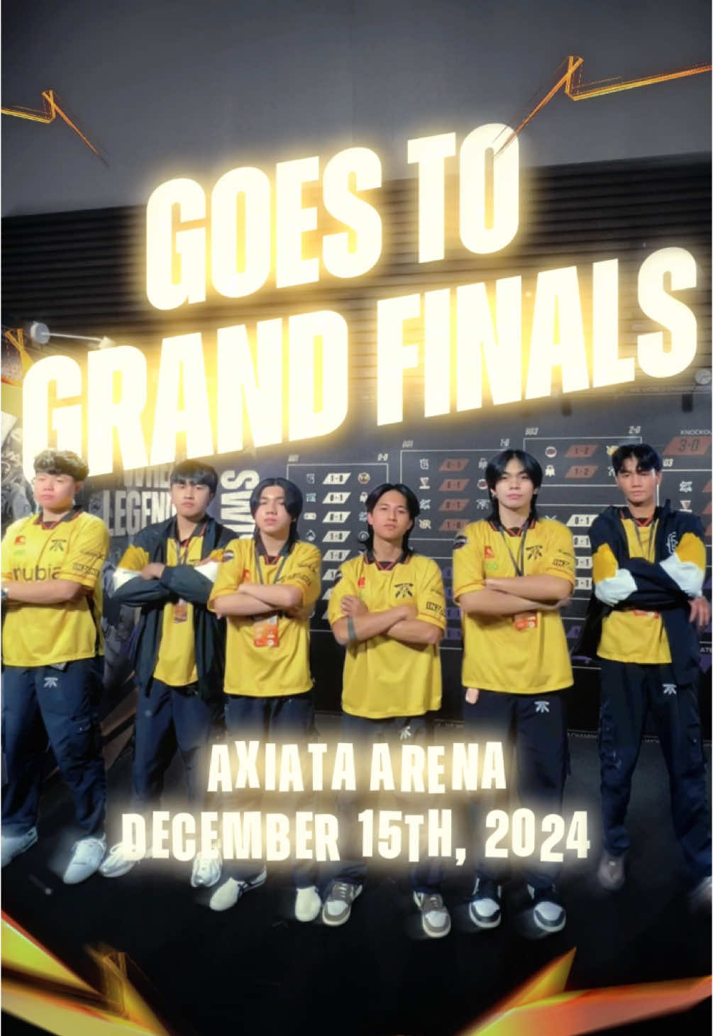 We have our FIRST Finalist today! Congrats to the Super Family ⚡, Fnatic ONIC PH 🇵🇭 #MLBBM6 #GreaterThanEver #MLBBEsports #MLBB #MobileLegendsBangBang #M6 #FnaticONICPH