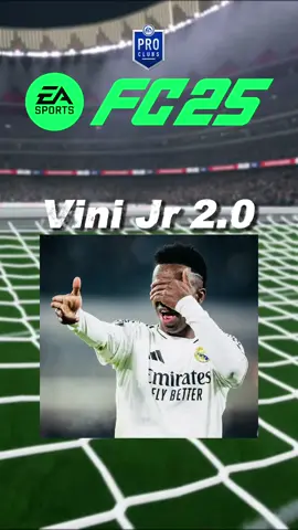 Create Vini jr (Version 2) in EA Sports FC 25 Clubs #fifa #proclubs #faces #viniciusjunior #vini #vinijr 