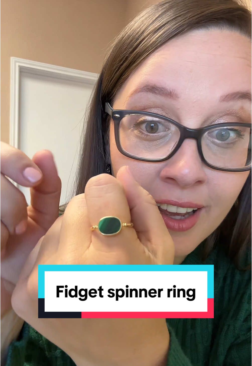 @Ana Luisa makes some of my favorite gold jewelry and this is the newest ring in my collection! A fidget spinner ring for my ADHD brain that is so beautiful! #fyp #analuisa #goldjewelry #goldjewelryaesthetic #fidgetring #fidgetspinnerring #adhd #adhdinwomen #adhdtips #tiktokshopholidayhaul #tiktokshopcreatorpicks #boujeeonabudget #affordablejewelry 