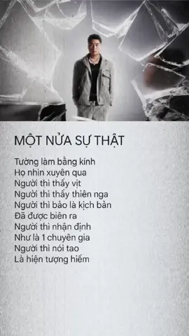 Một nửa sự thật - 24k.Right × Ngắn #rap #lyrics #nhacchill #amthanhemdem #tiktok 