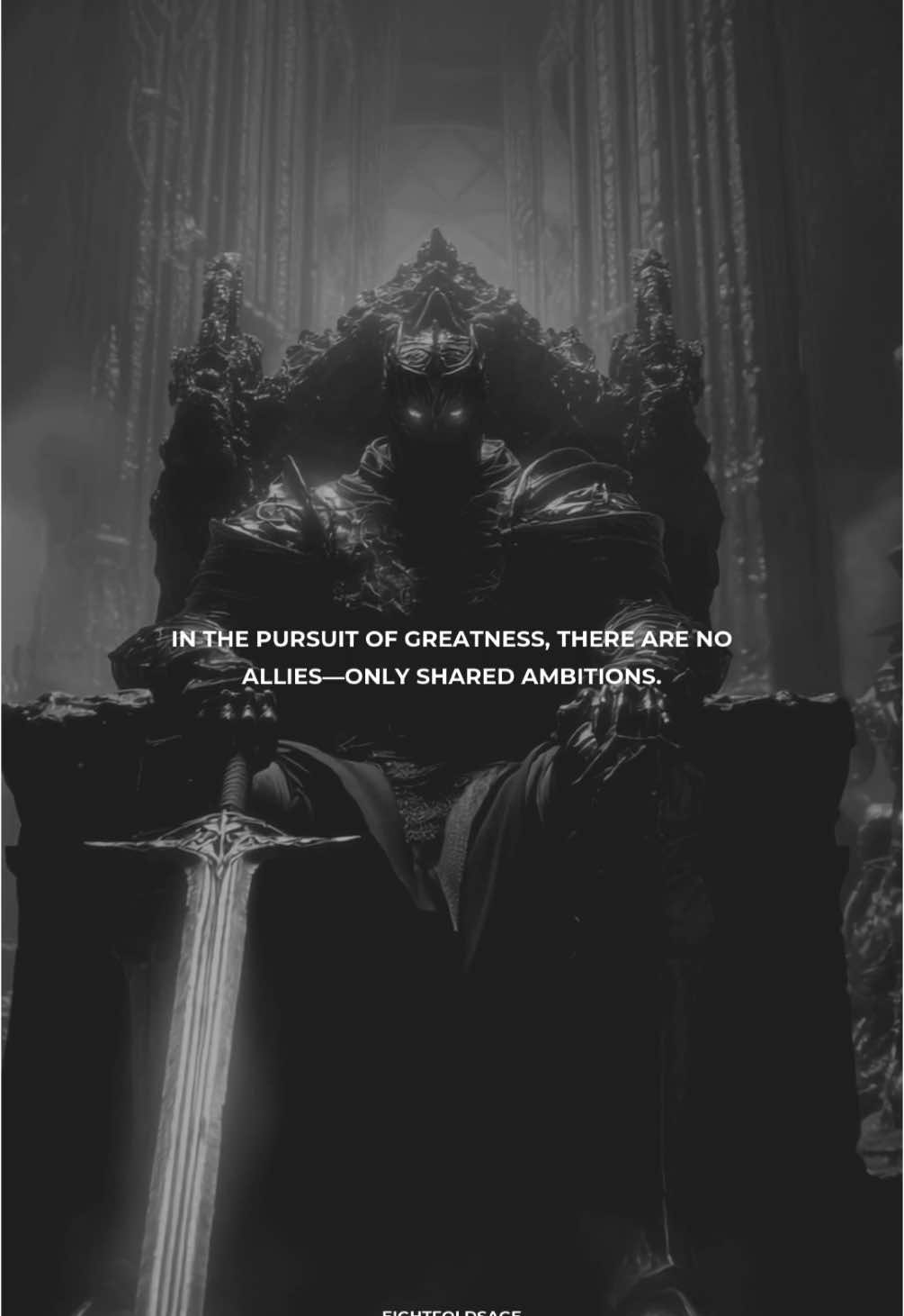 Theres only one seat at the top. #motivation #discipline #motivationalquotes #mindset #warrior #winterarc #quote #masculinity #stoicism 