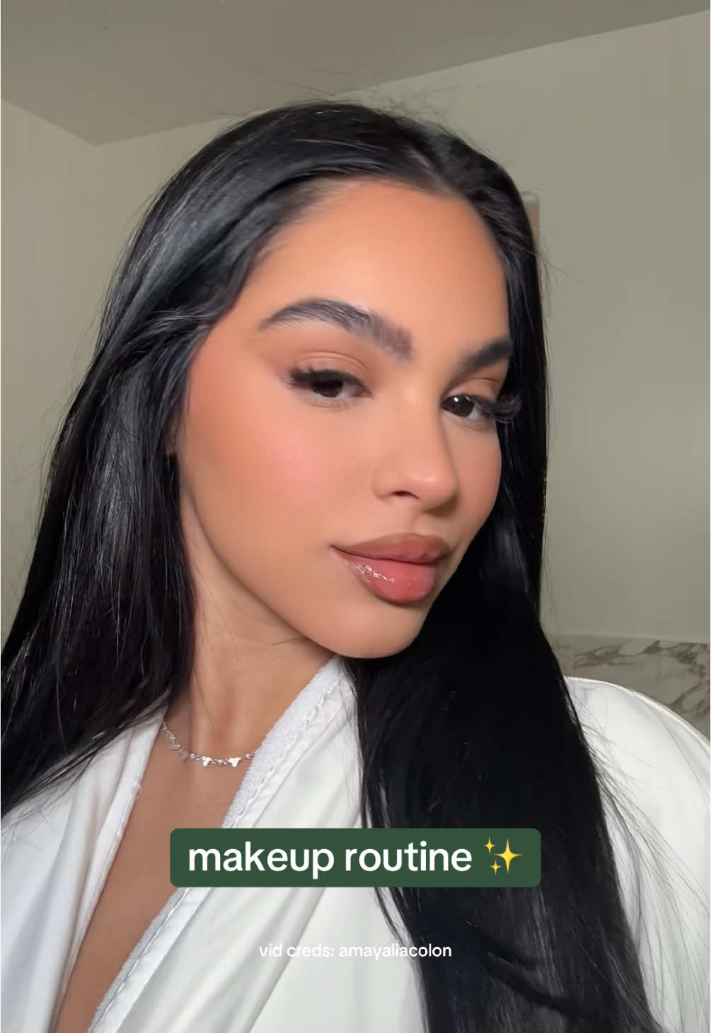 makeup routine ✨ vid creds: @Amaya Colon  #makeuplook #makeup #makeuplookoftheday #makeupinspo #makeupinspiration #MakeupRoutine #makeuptutorial #makeuphacks #grwm #getreadywithme #fyp #gotit #creatorsearchinsights 