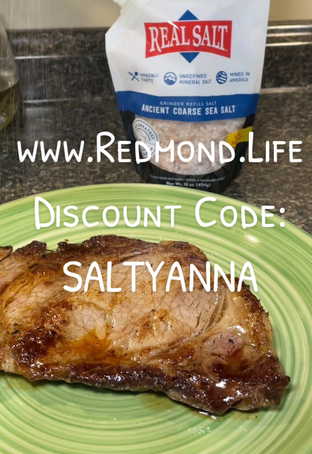 Redmond, I was more than just salt. They have smoke salt, toothpaste and electrolytes. If you order from their website and use my discount code, SALTYANNA you’ll get 15% off your order as long as it’s not already discounted or a bundle then I get a small commission and I truly appreciate it. @redmondrealsalt @redmondrelyte #redmondsalt #redmondrealsalt #redmondrelyte 