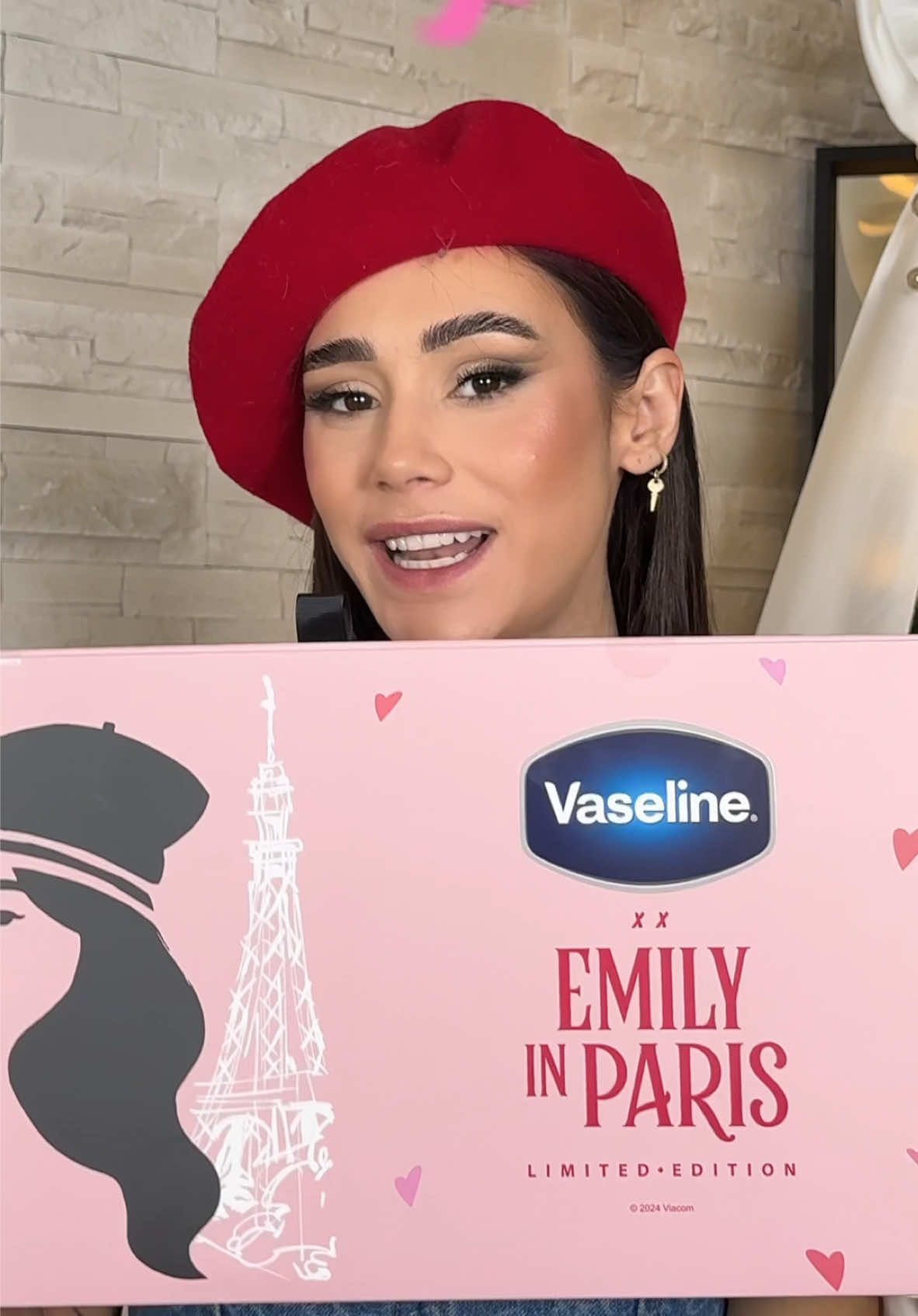 I am obsessed with this collab! #VaselinexxEmilyinParis #LimitedEditon #EmilyinParis #ad 