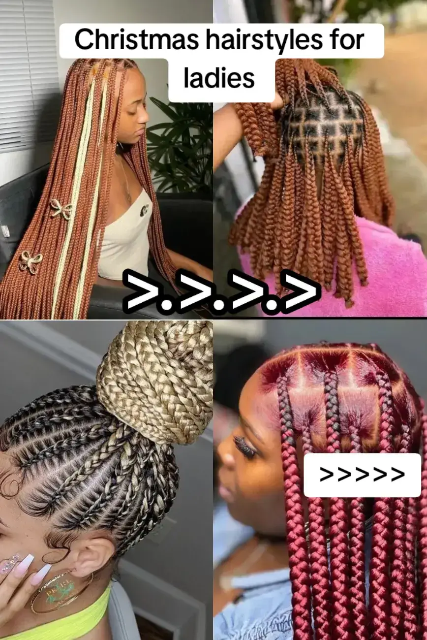 Christmas hairstyles for ladies#hairstyles2024🔥