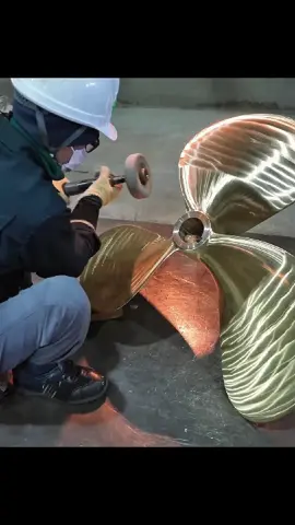 The wonderful process of manufacturing ship propeller blades #themazingprocess #amazing #process #fyp #foryou 